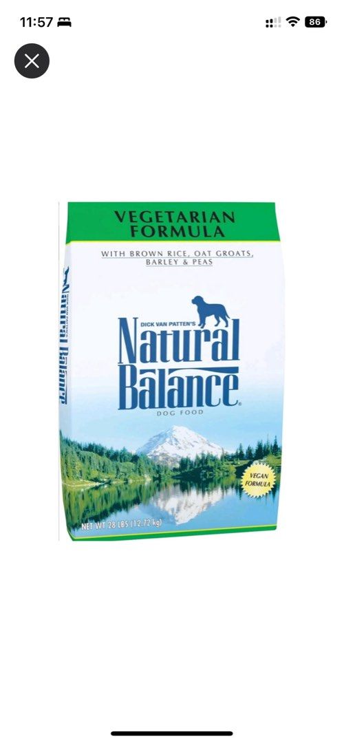 Natural balance clearance vegan dog food