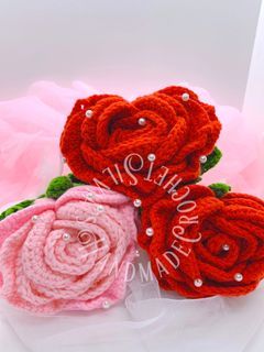 ❤️ Valentine’s Day Special Crochet  Heart Shaped Rose❤️