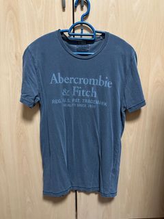 Abercrombie & Fitch (A&F) Tee / T-shirt, dark grey, garment dye