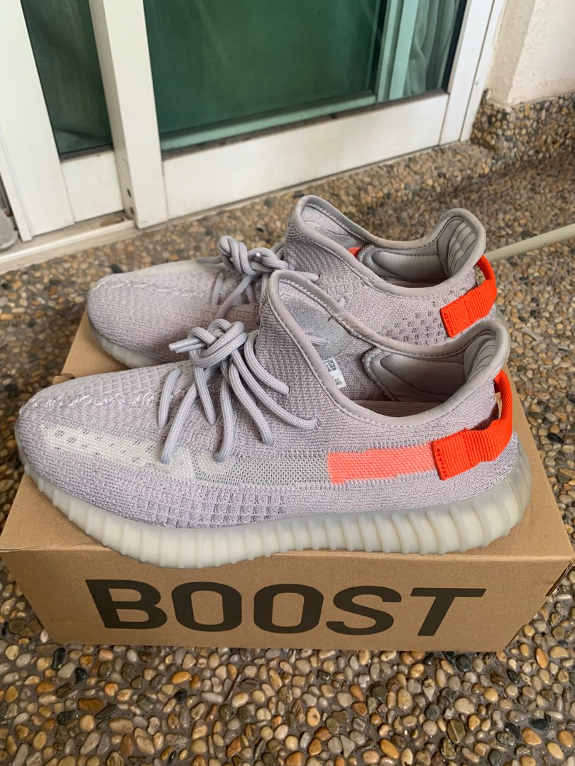 adidas Yeezy Boost 350 V2 Tail Light Europe Special Release ( grey / gray  orange )