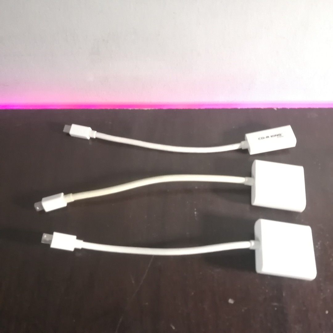 Aftermarket MacBook Thunderbolt Adapters (Category: Cables & Adaptors) located in Paranaque City. Submitted by storagemnl (Listing ID 1212668485, Image 2). Description: - Sold as a set. - Used these items until I changed MBs. They work perfectly fine. - Currently, no unit to test them with, so I will give them a 2-day personal warranty. - You can bring your device if you wish to test it upon meet-up (I think that's better). Items: (2) Thunderbolt