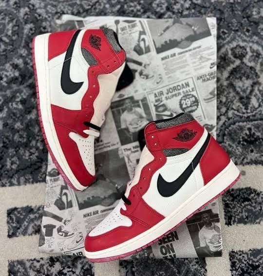 Air Jordan 1 High Lost & Found (Category: Sneakers) located in Caloocan City. Submitted by CoppedMartPH (Listing ID 1212726333, Image 1). Description: BRAND NEW Air Jordan 1 High Lost & Found 6.5y or 8 womens ₱15,000.
