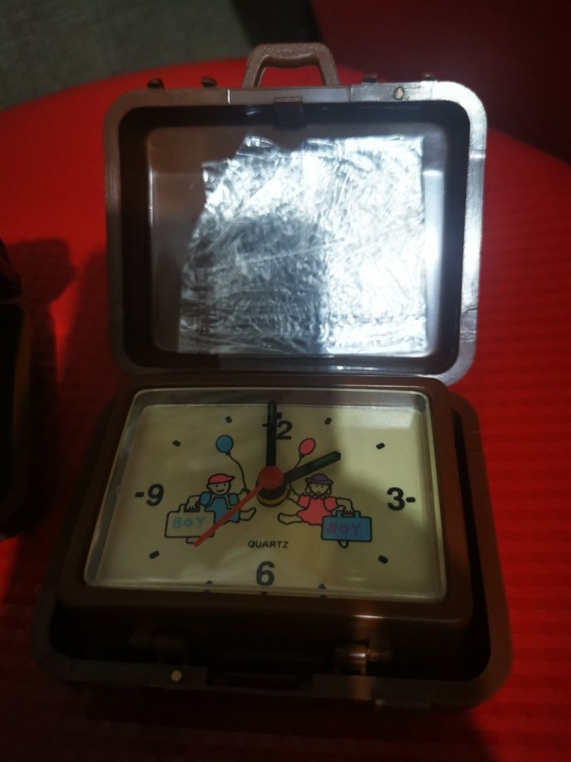 Alarm clock (Category: Clocks) located in Manila. Submitted by eicho (Listing ID 1212760637, Image 3). Description: Cute alarm clock 4 stocks available.