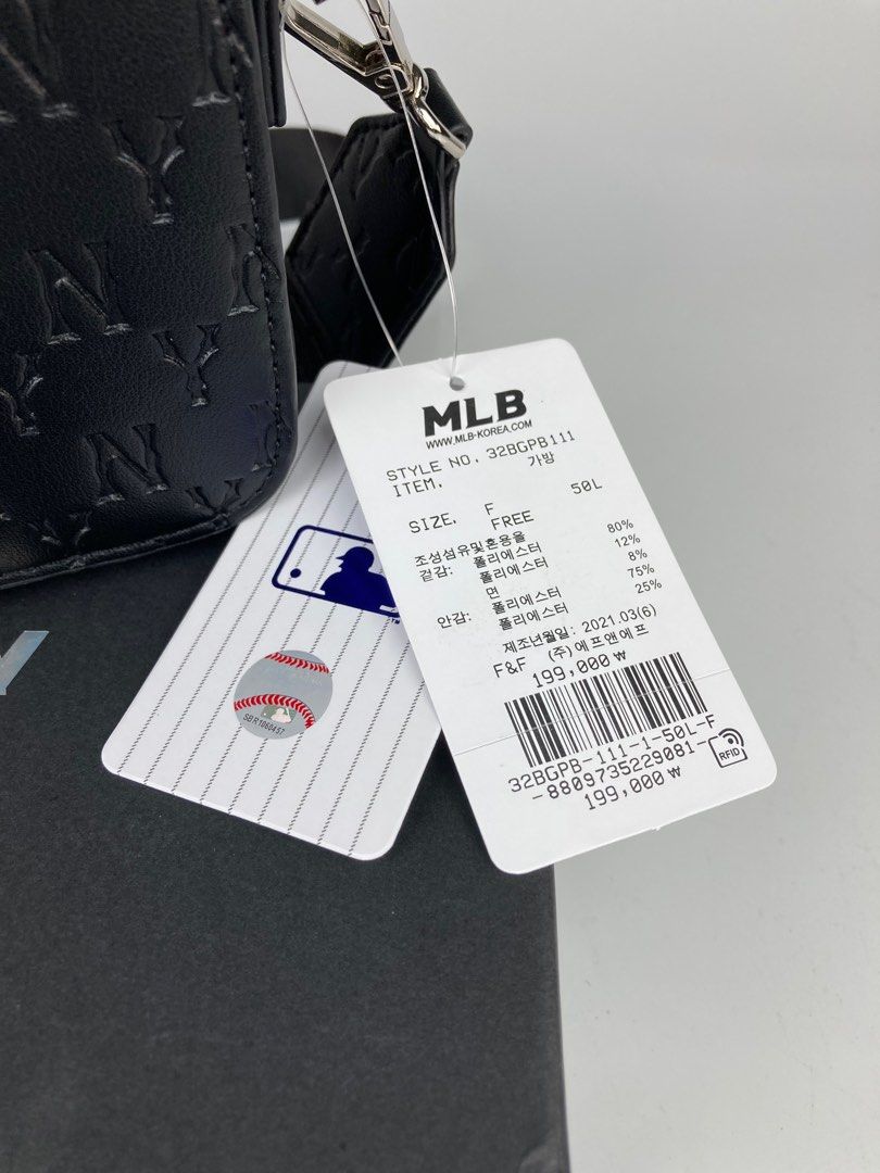 MLB NY White Monochrome Sling Bag ORIGINAL