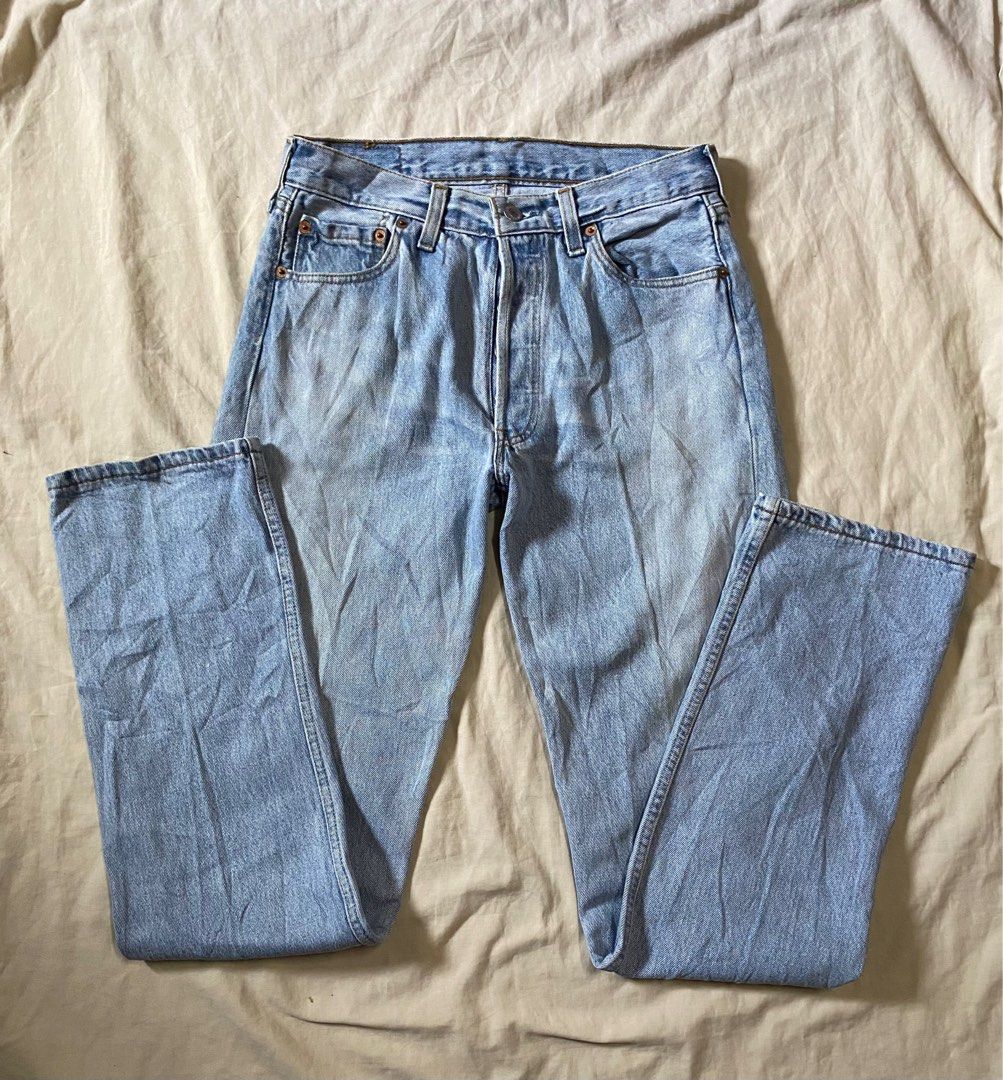 Authentic Vintage Levi's 501 Made in UK 299, Men's Fashion, Bottoms, Jeans  on Carousell
