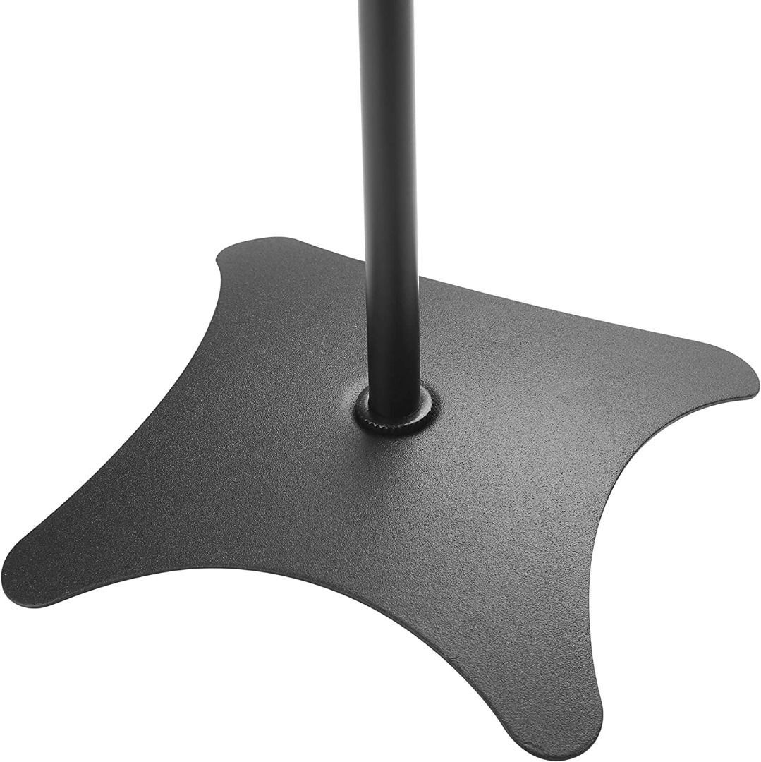 [B3004] lack Universal Surround Sound Speaker Floor Stands Adjustable