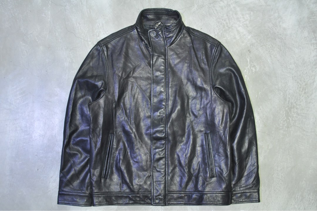 Balenciaga - 1997 - Leather Bomber, Men's Fashion, Coats, Jackets and ...