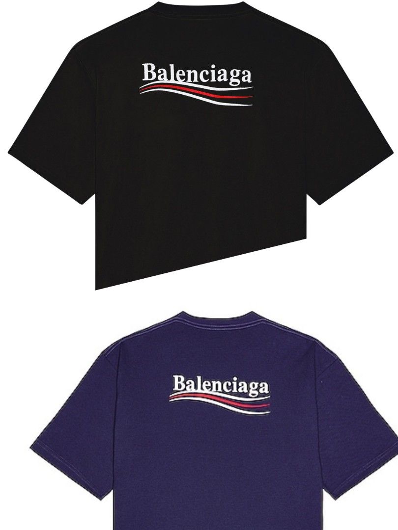 balenciaga political tee