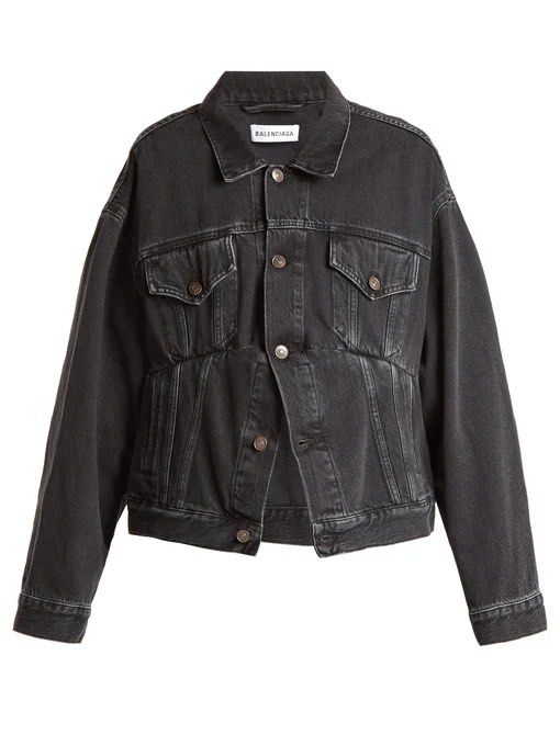 balenciaga swing denim jacket