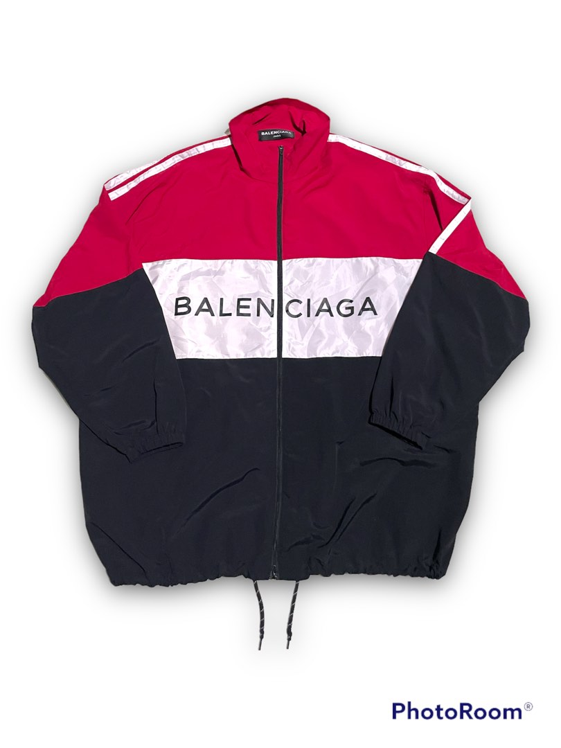balenciaga windbreaker white