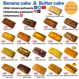 Banana cake / Banana bread / Butter cake / Pound cake / Giveaway / Authentic taiwanese cake / Affordable cakes