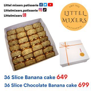 Banana cake slice / Banana bread slice / Giveaway cake / Dessert / Authentic Taiwanese Cake / Affordable cakes