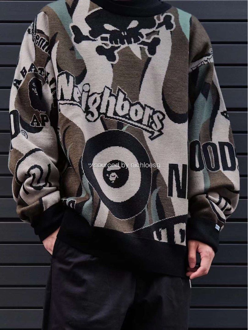 neighborhood BAPE NBHD RELAXED FIT KNIT - ニット