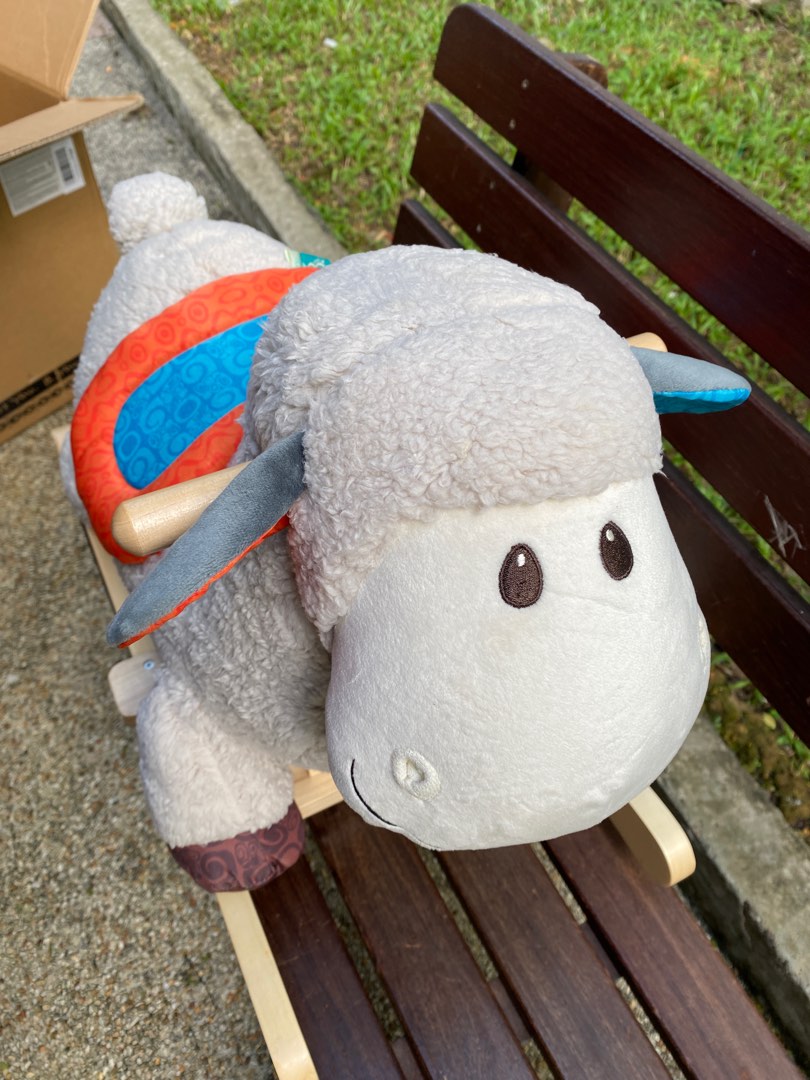 Battat Rocking Sheep, Babies & Kids, Infant Playtime on Carousell