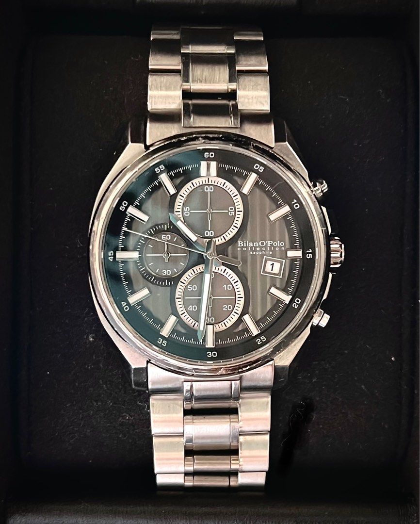 Bilan o shop polo watch sapphire