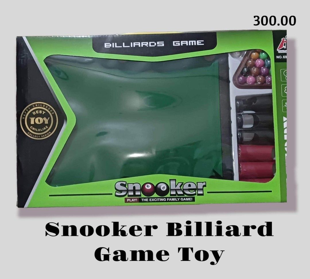 BILLIARDS TOYS FOR KIDS (Category: Kids Toys) located in Pasig City. Submitted by benildarustia18 (Listing ID 1212714586, Image 1). Description: ONHAND AND BRANDNEW.