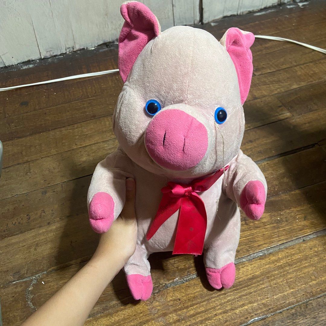 FREE BLUE MAGIC pig stuffed toy Hobbies Toys Toys Games on