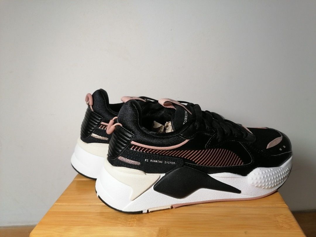 Brand New Puma RS X Mono Metal Black Rose HUAT88 Women s Fashion