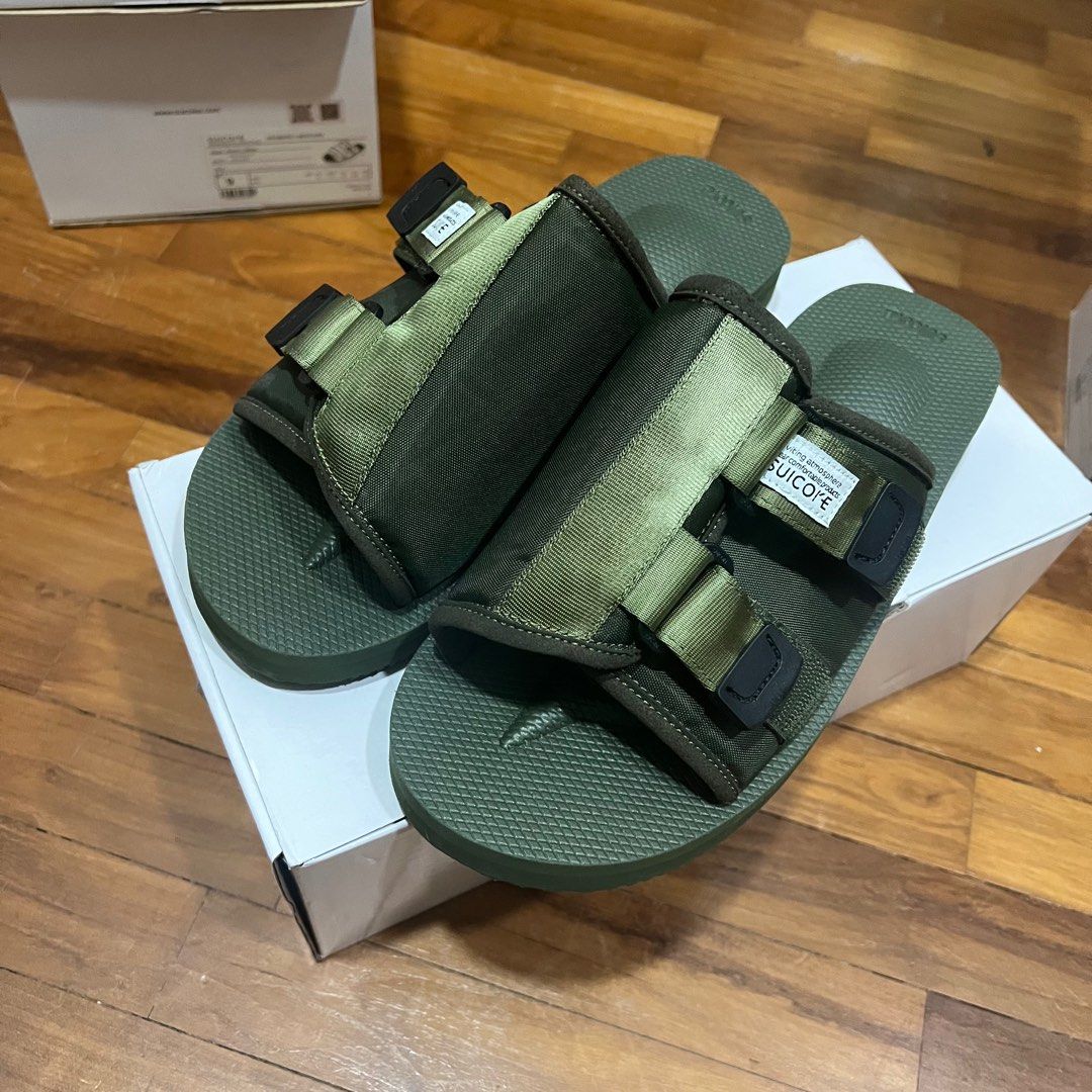 Brand New Suicoke Kaws Cab Olive Men s Fashion Footwear