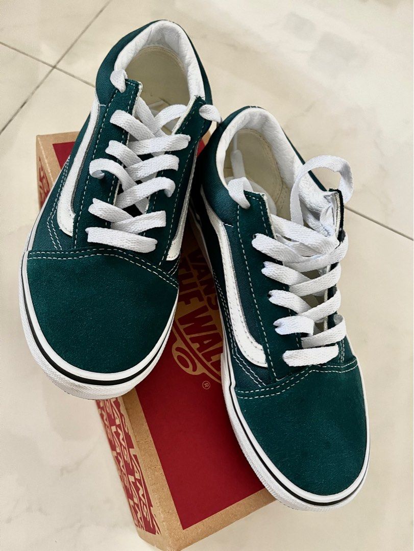 White old skool vans size 3 store