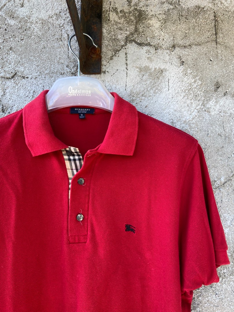Burberry red polo hotsell