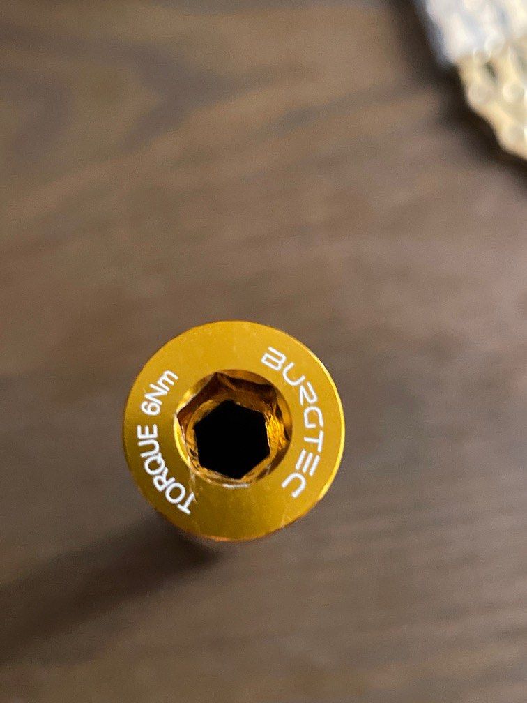 Burgtec wheel axle, Sports Equipment, Bicycles & Parts, Parts