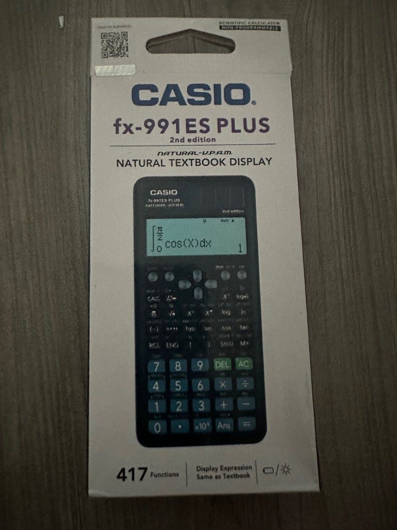 Casio FX 991 ES Plus Calculator, Computers & Tech, Office & Business ...