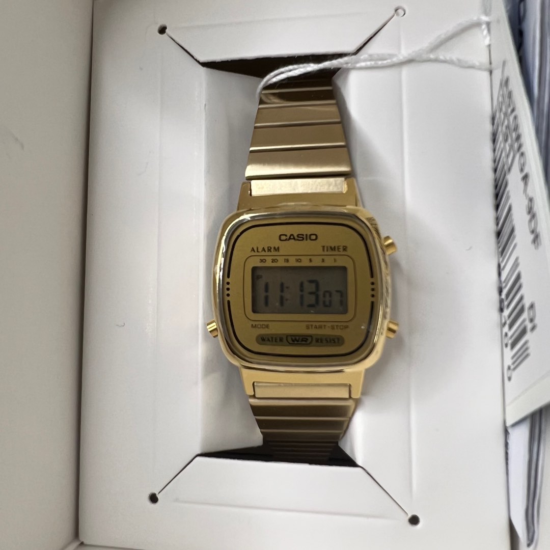 Casio Vintage La670wga 9d Gold Plated Watch For Women Womens Fashion Watches And Accessories