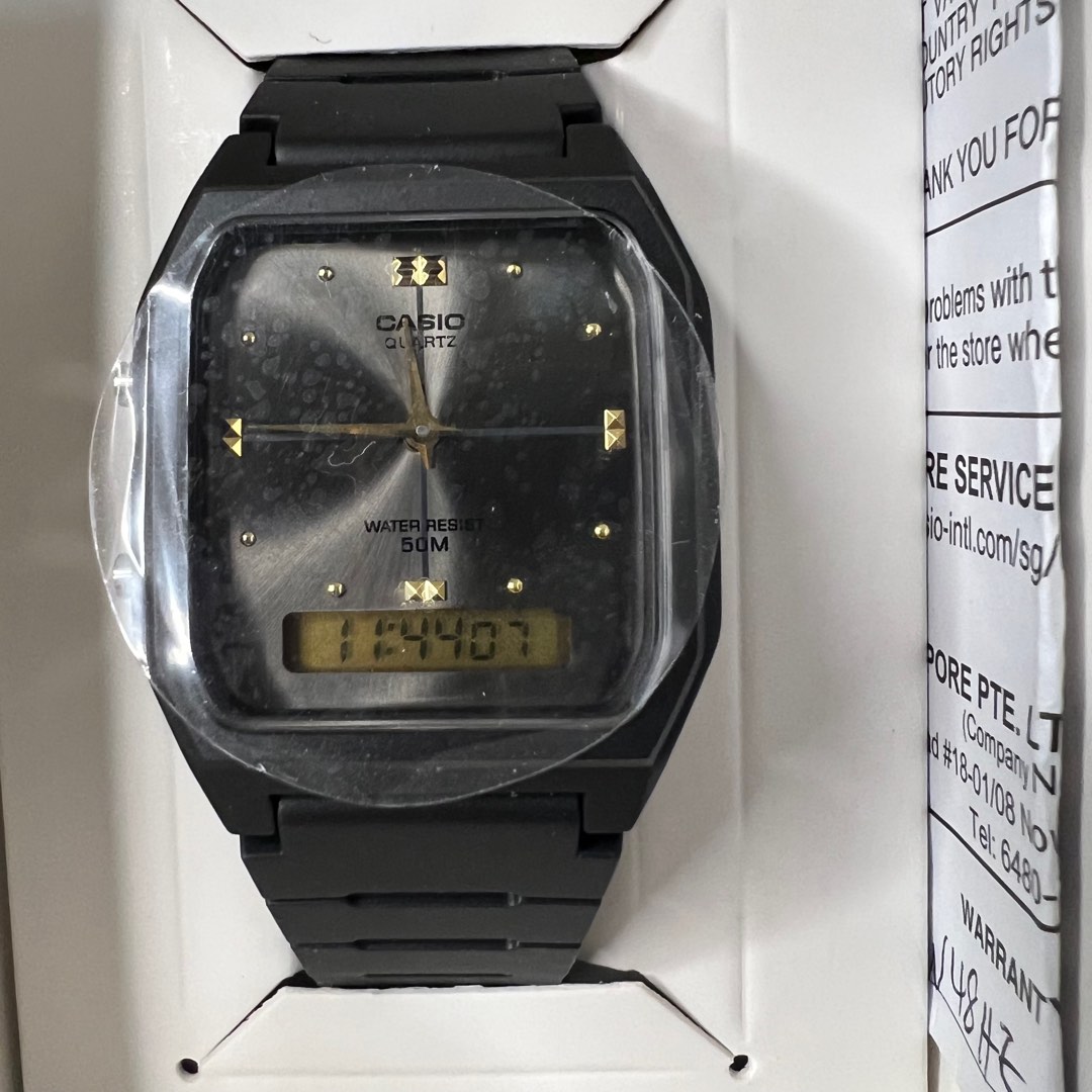 Casio AW48HE8AVDF grey/black resin watch , Women's Fashion, Watches