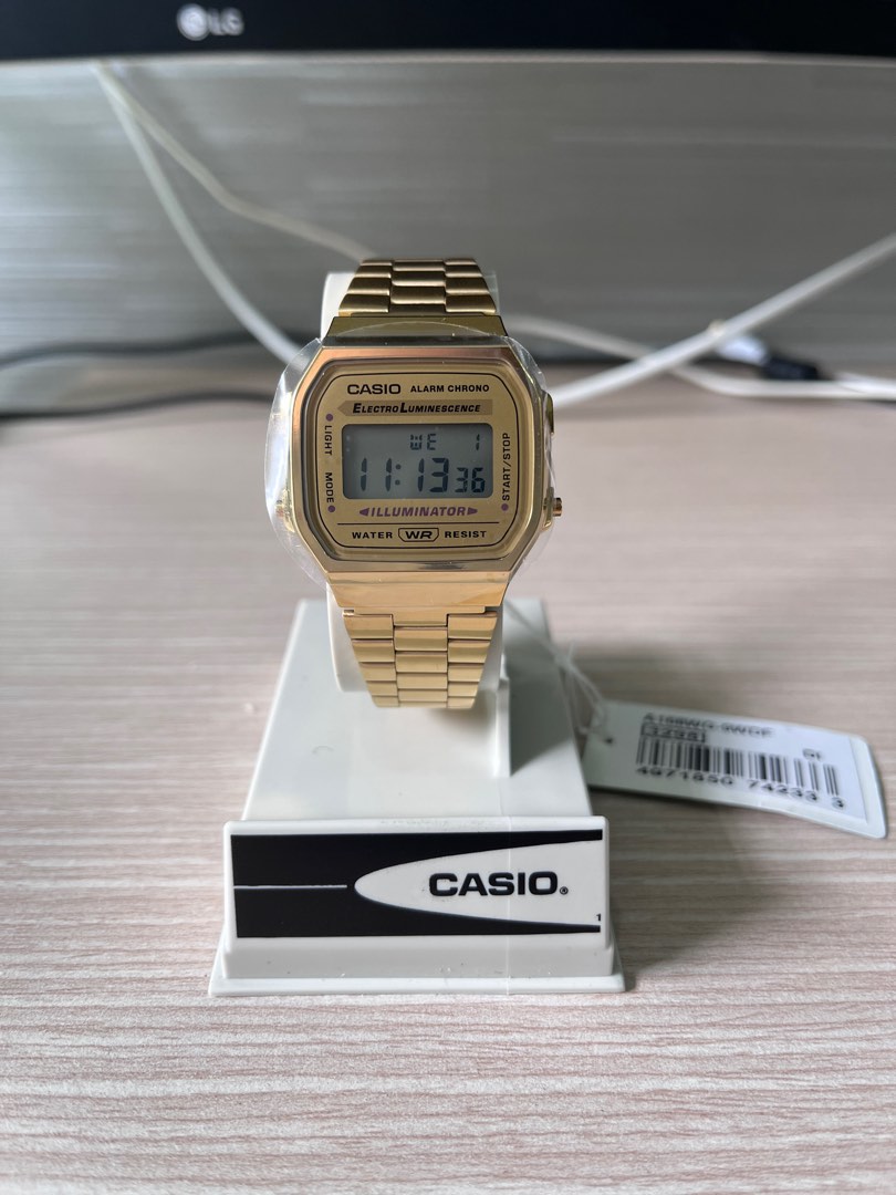 Casio Classic Gold, Women's Fashion, Watches & Accessories, Watches on ...