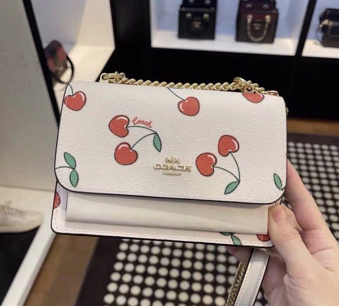 Coach Cherry Klare Shoulder Sling Bag, Women's Fashion, Bags & Wallets