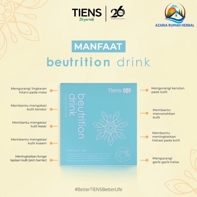 Collagen drink original tiens minuman vitamin glow collagen pemutih