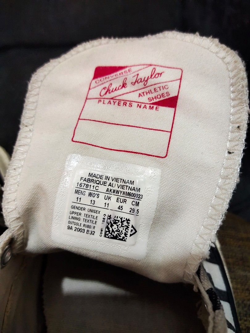 Tag size converse 70s original outlet