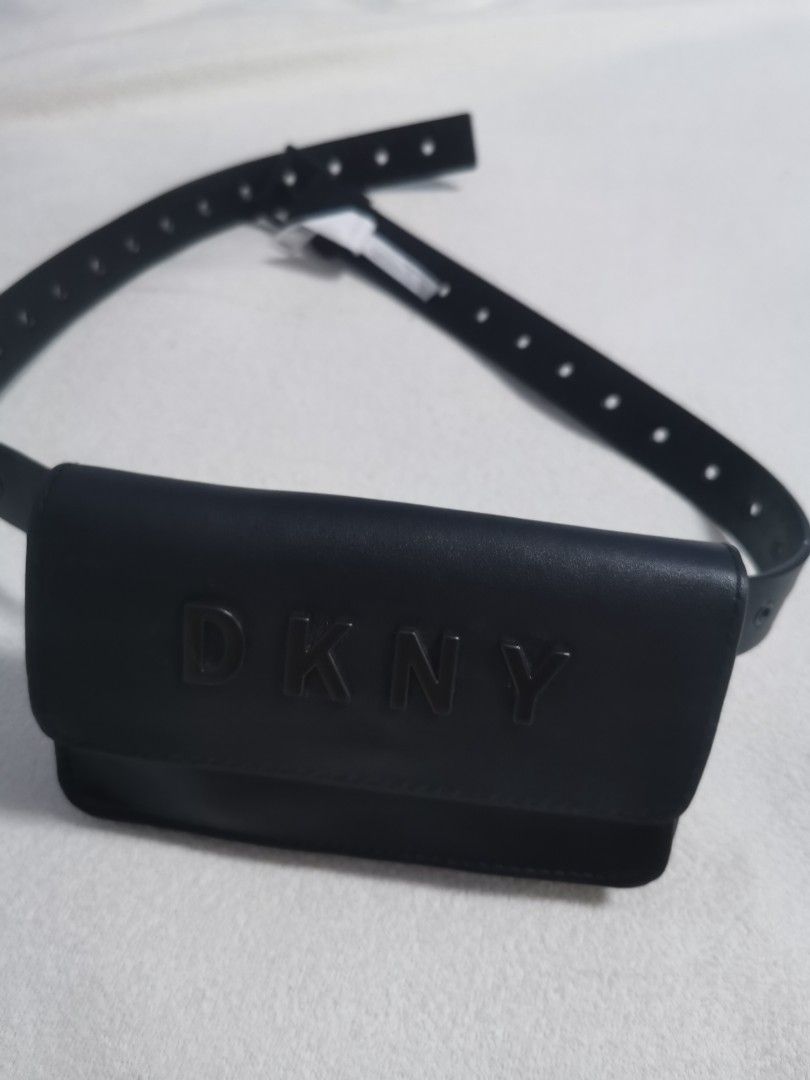 dkny leather belt bag