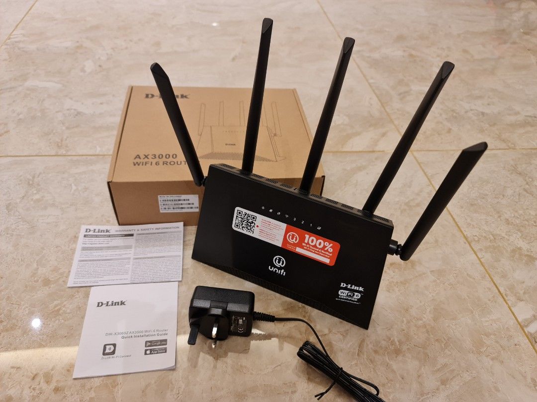 d-link-wifi-6-router-unifi-new-computers-tech-parts-accessories