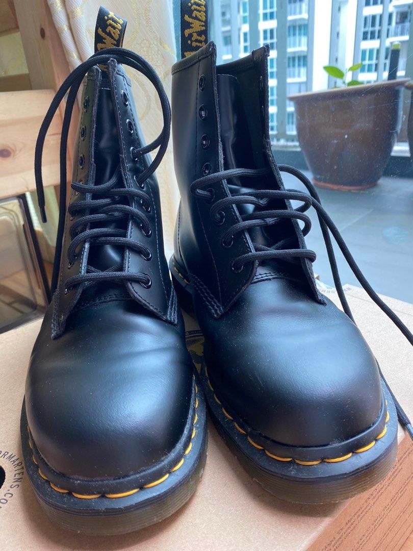 Dr Martens Boots 1460 Black Smooth