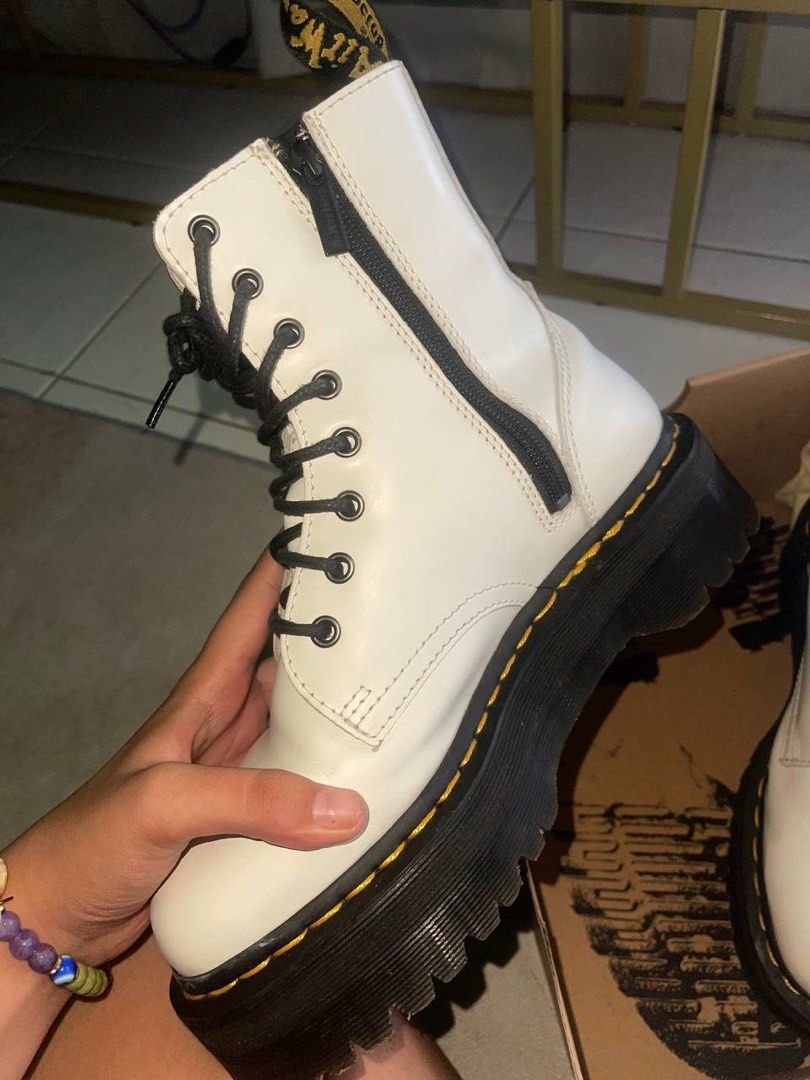 White doc martens size 9 new arrivals