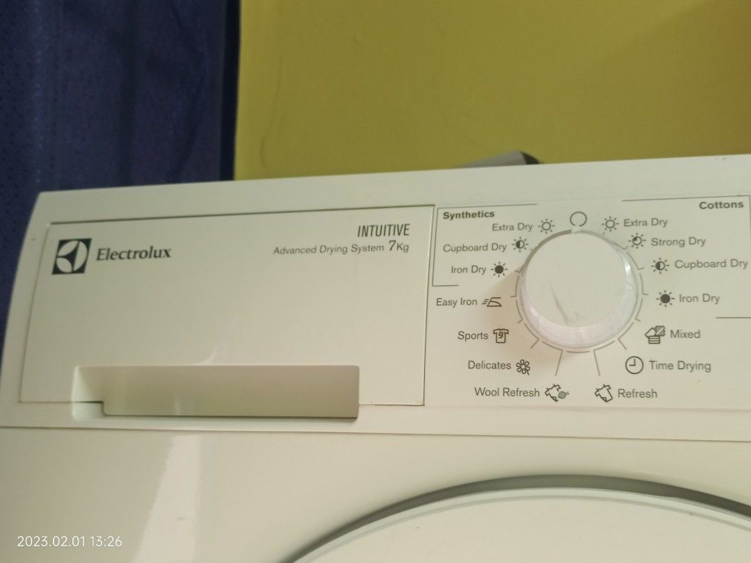 Electrolux dryer 7kg, TV & Home Appliances, Washing Machines and Dryers