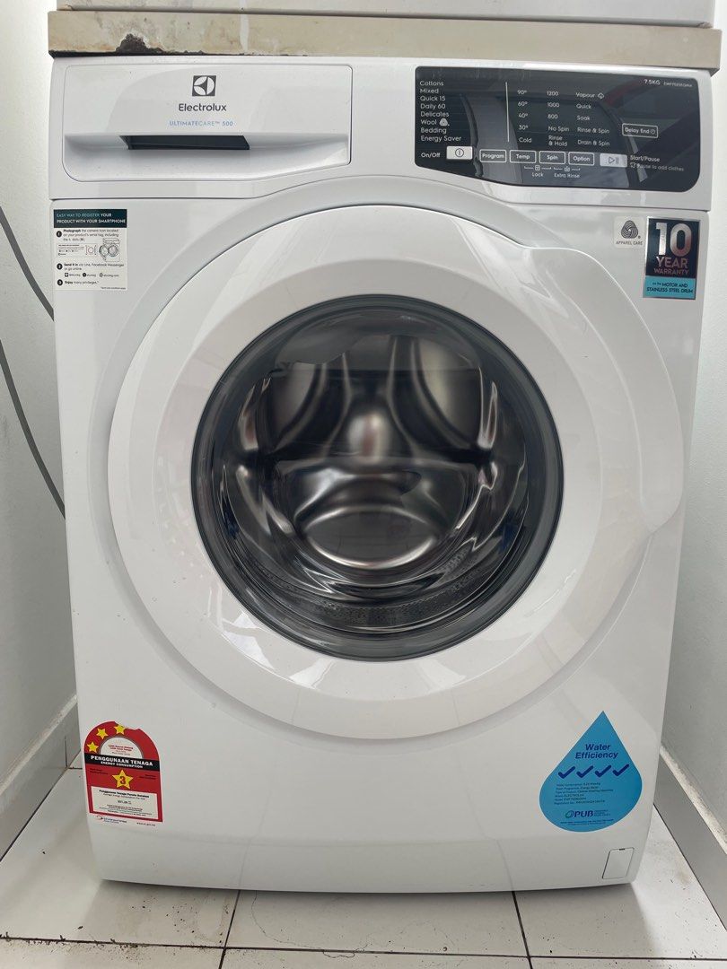 Electrolux Washing Machine (front load 7.5kg), TV & Home Appliances