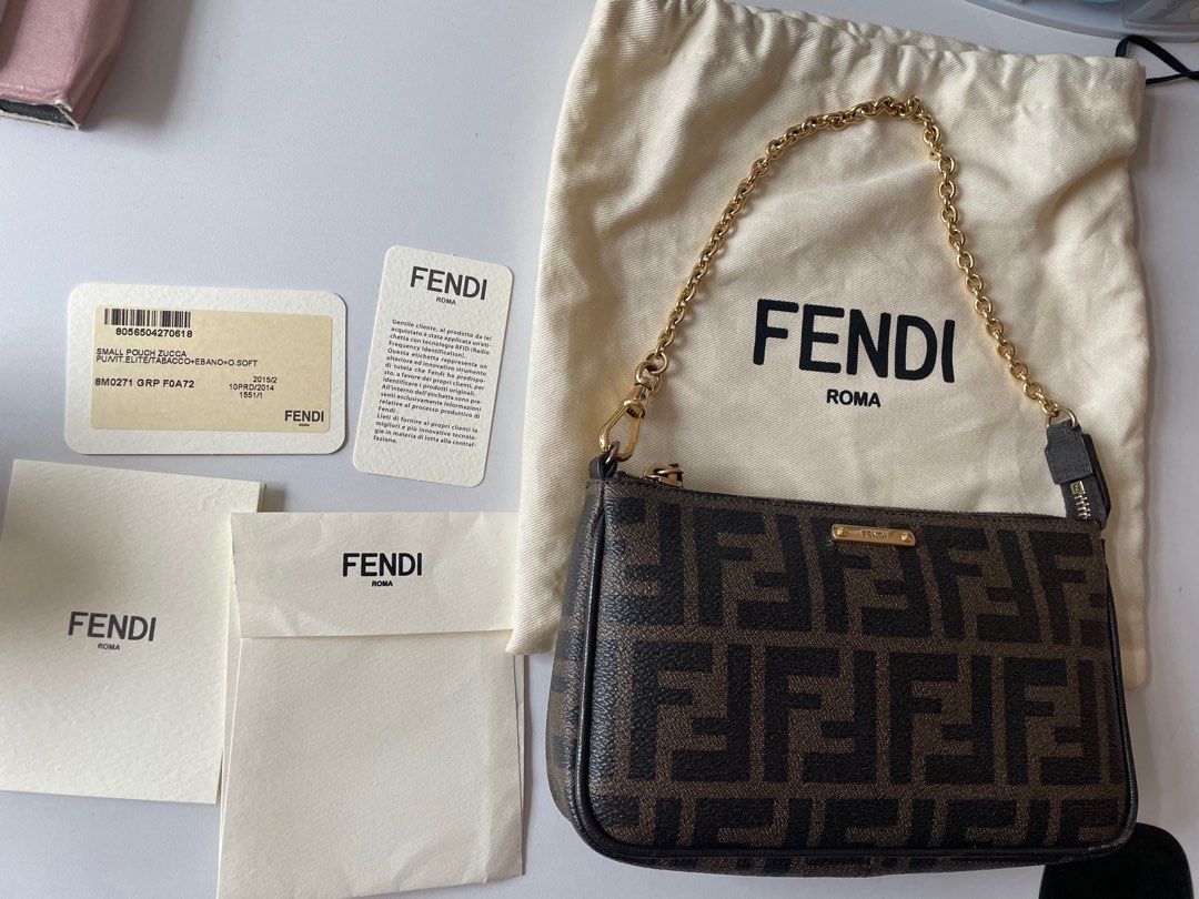 Fendi Zucca Pochette (SHG-OshmBC) – LuxeDH