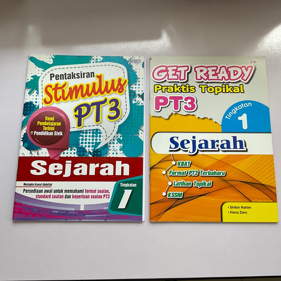 FORM 1 SEJARAH KSSM workbook assessment book buku rujukan pt3 kssm pep