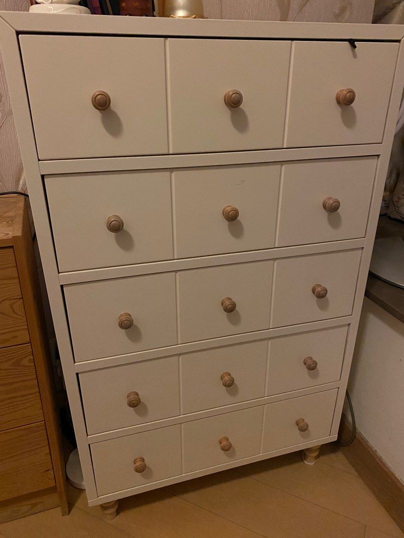 Francfranc Lana Chest High 2 LANA 低櫃2 白色x 自然色– Francfranc