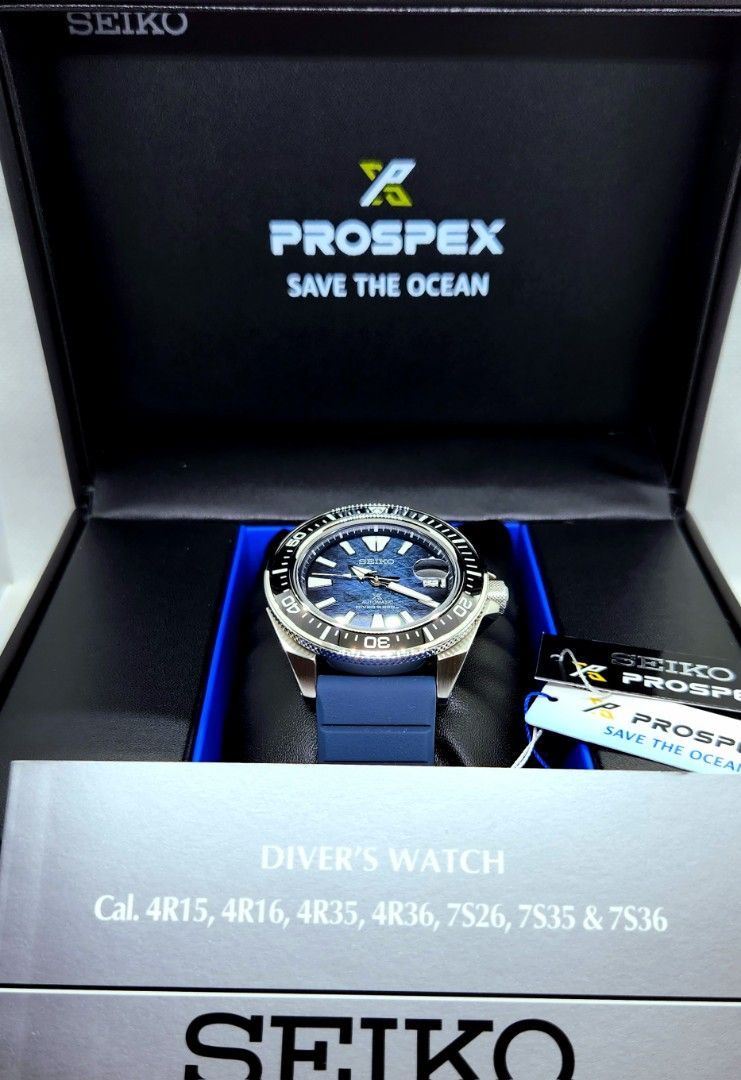 Free Delivery* Seiko Prospex SRPF79 SRPF79K1 Save the Oceans King Samurai  Dark Manta, Men's Fashion, Watches & Accessories, Watches on Carousell