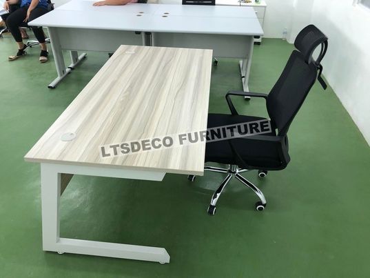 wooden staking chair STAINLESS LEGS OFFICE PARTITITON, Furniture & Home  Living, Office Furniture & Fixtures on Carousell