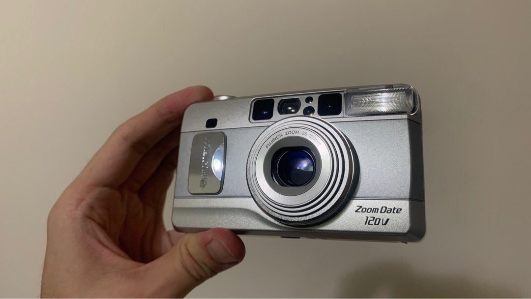 FUJIFILM ZOOM DATE 120V 38120mm 富士 底片相機 傻瓜相機 自動對焦 口袋隨身機 日常記錄, 相機攝影, 相機