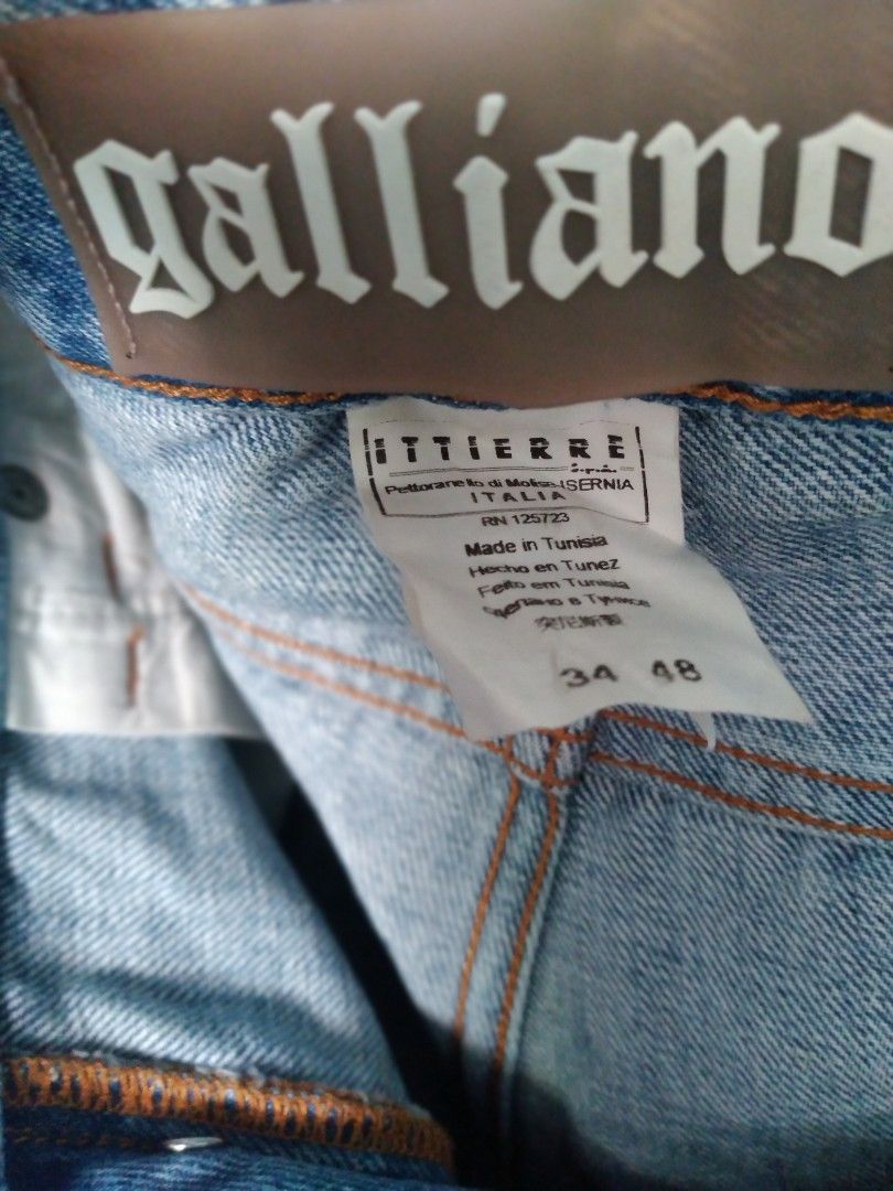 GALLIANO JEANS, Men's Fashion, Bottoms, Jeans on Carousell