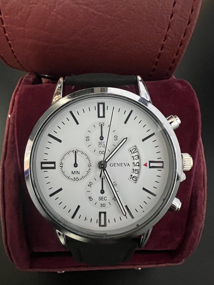 Mens accurist london vintage chronograph watch 7033 top