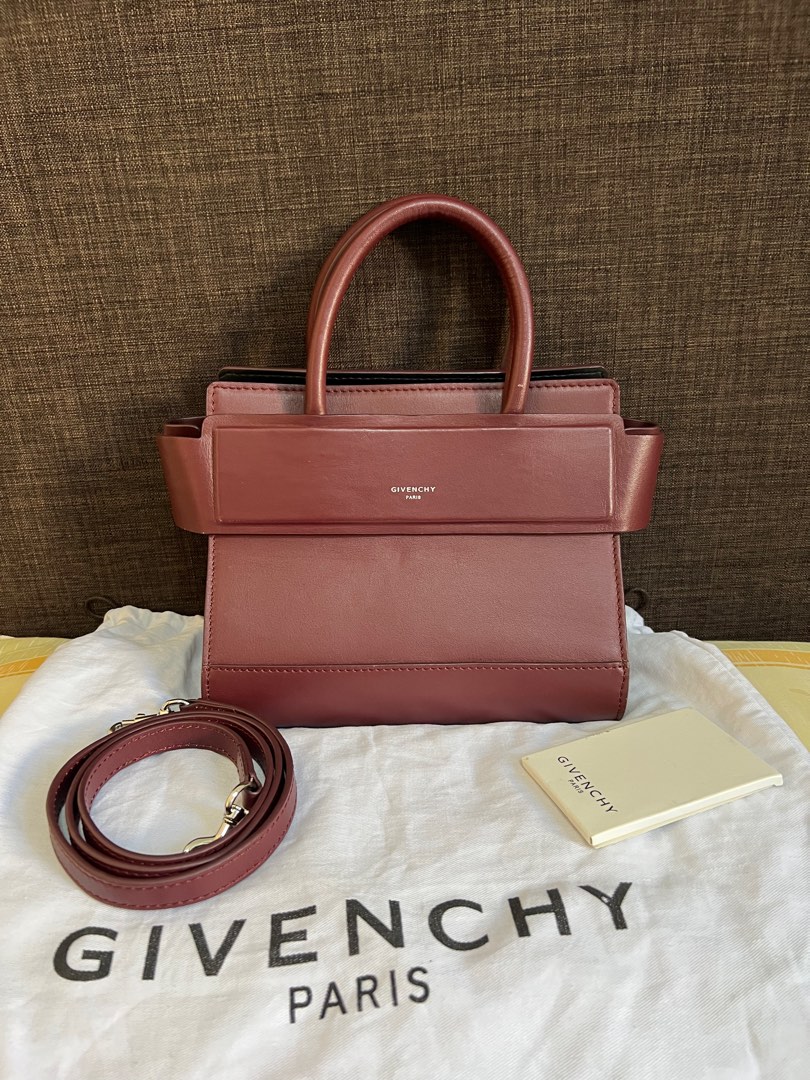 Givenchy Horizon in Mini burgundy Luxury Bags Wallets on Carousell