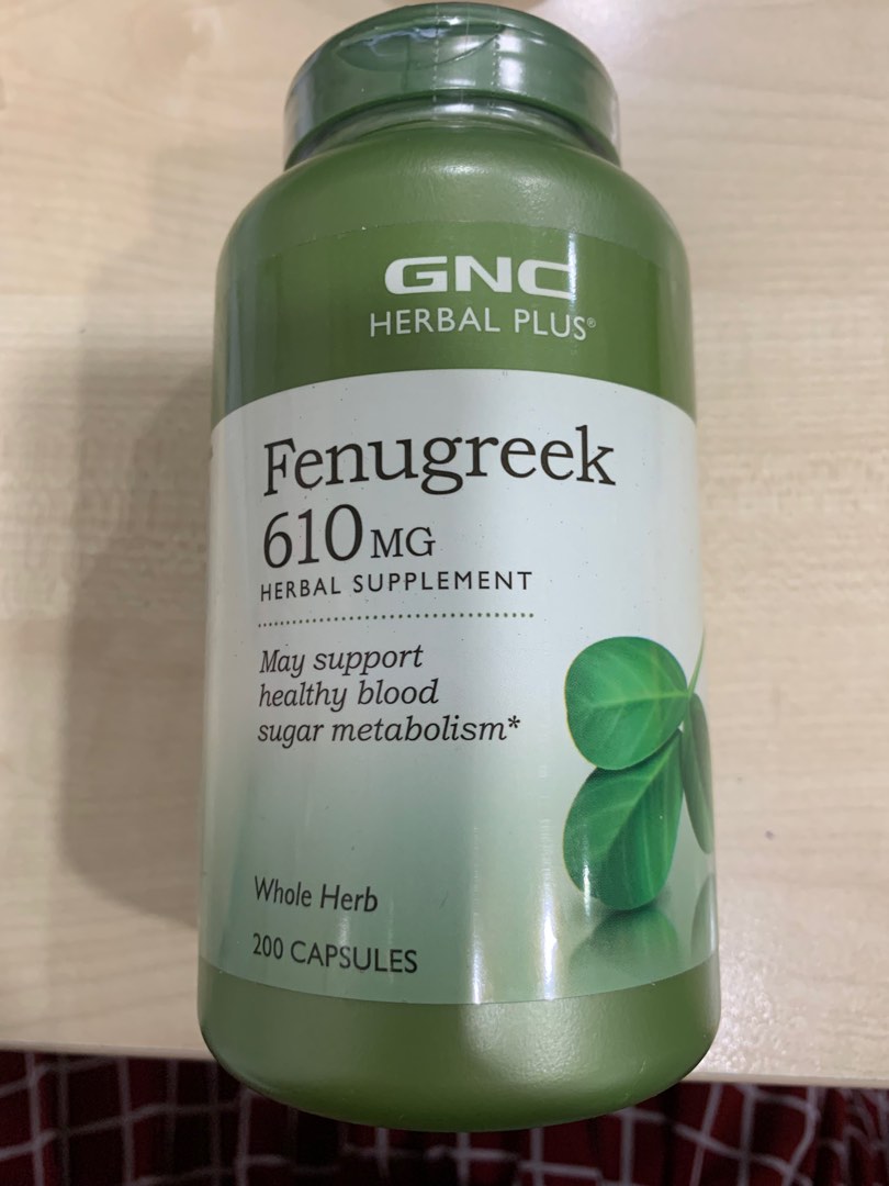 GNC Fenugreek 610mg, Health & Nutrition, Health Supplements, Vitamins
