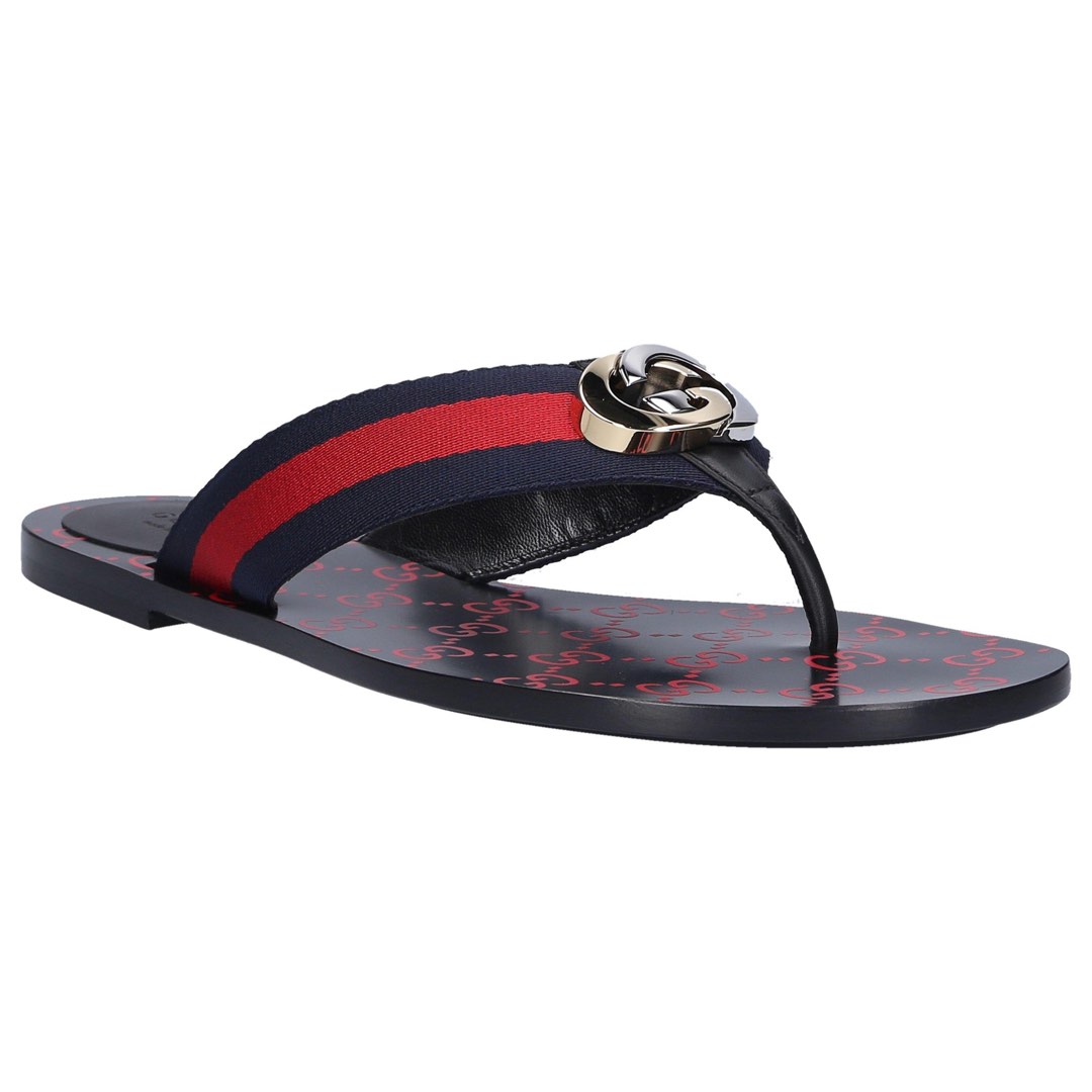 Gucci gg cheap thong sandals